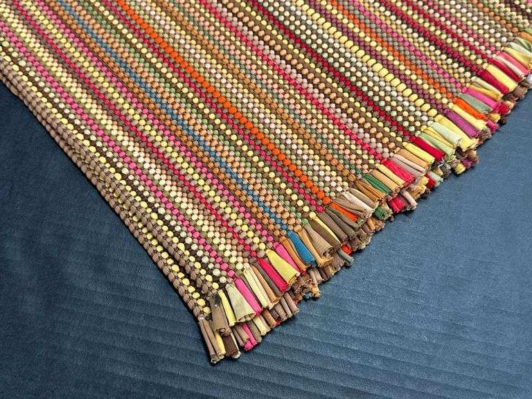 (Q) Woven Nylon Rag Rugs