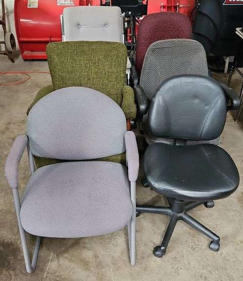 (6) Various Style Office Chairs.