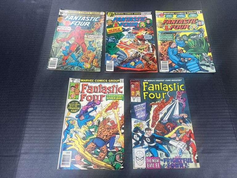 (J) Marvel Fantastic Four Comic Books, 1970s-1980s.