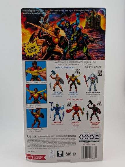 2021 Mattel Masters Of The Universe Sun-Man 6" Action Figure NIB