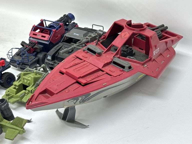 1980s Hasbro GI Joe Action Figure Vehicle Lot / Cobra
