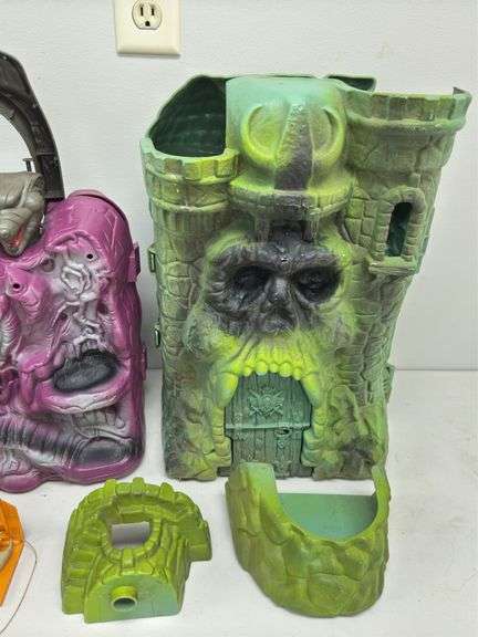 1980s Mattel MOTU Masters Of The Universe Play Set Lot