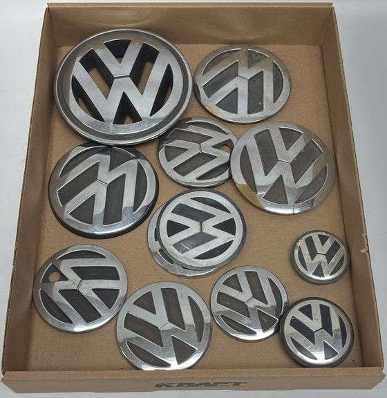 Lot Of Volkswagen VW Emblems / Auto Badges