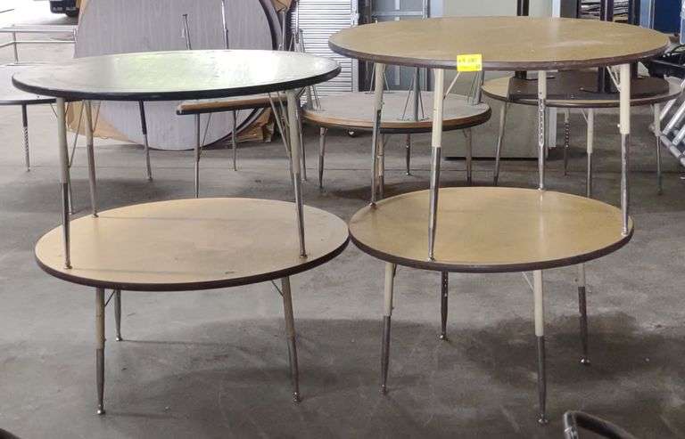 Adjustable Round Activity Tables