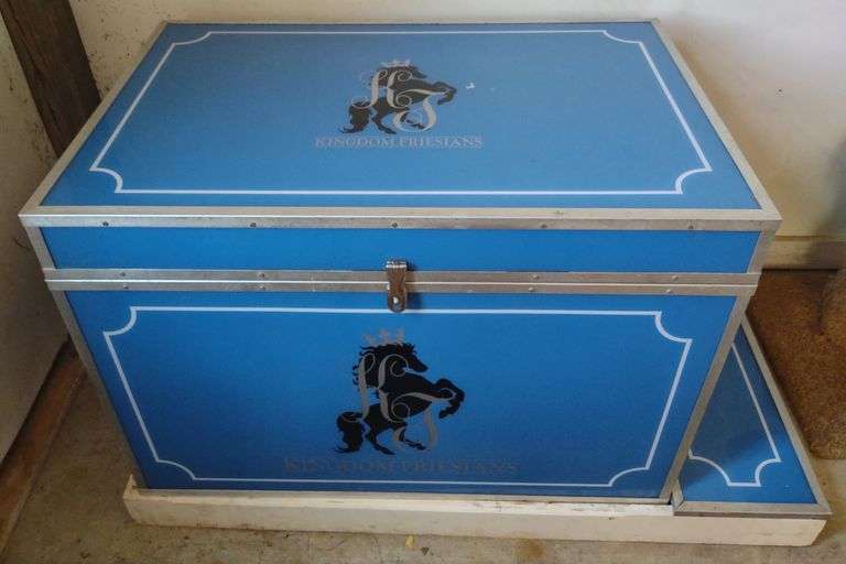 Kingdom Friesians Horse Tack Locker Box