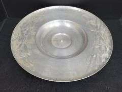 (Q) Vintage Aluminum Everlast Lazy Susan And Wilson Specialties Co 2-Tiered Serving Tray