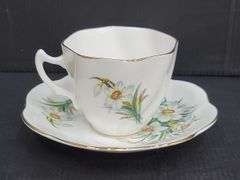 (Q) Vintage Royal Albert And Lefton Bone China/Porcelain Teacups And Saucers