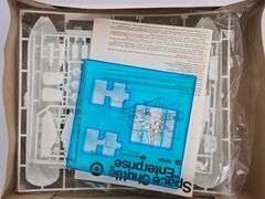 1/144 Scale Entex Space Shuttle w/ 2 Rockets & Launch Platform Model Kit