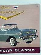 1957 Chevrolet Bel Air Tin Sign
