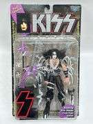Kiss Paul Stanley Autographed McFarlane Acrion Figure On Blister Card w/ Signed Blister
