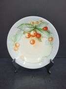 (Q) Vintage Limoges And D&C France Porcelain Plates With Floral And Fruit Designs