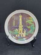 (Q) Limited Edition Franklin McMahon Chicago Collection Commemorative Plates From The 1970s And 80s