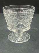 (Q) Hazel Atlas Big Top Peanut Butter Diamond And Fan Sherbet Glasses.