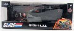 2022 Jada Toys G.I. Joe Destro & H.I.S.S. Diecast Figure & Car NIB