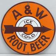 A&W Root Beer Porcelain Sign