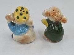(Q) Vintage 1950s Anthromorphic Mouse Salt And Pepper Shakers