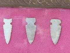 (II) (10) Framed Native American Arrowheads