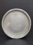 (Q) Vintage Hand-Wrought Aluminum Serving Trays And Plates With Floral Designs