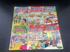 (J) 1960s & 1970s Archie ComicsAnd Marvel Comics Millie The Model.