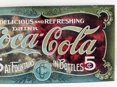 Coca-Cola Metal Sign