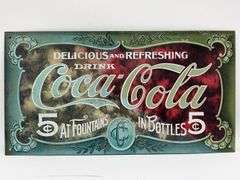 Coca-Cola Metal Sign