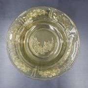 (Q) Yellow Depression Glass -  Federal Glass - Cabbage Rose Plates & Bowl