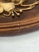 (Q) Pair Of Aristocraft Composite Wood Floral Wall Plaques.