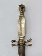 (AM) Skull And Crossbones Dagger And German Sheath