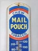 Mail Pouch Tobacco Metal Advertising Thermometer