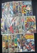 (J) Vintage Marvel Comics Conan The Barbarian And King Conan Comic Books.
