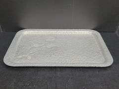 (Q) Hammered Aluminum Serving Trays By West Bend And Swanson's Catering