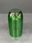 (Q) 9 Anchor Hocking Roly Poly Forest Green Juice/ Iced Tea Glasses