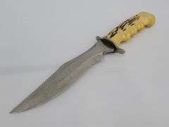 (A) Vintage Scubapro Fixed Blade Dive Knife w/ Sheath