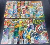 (J) Marvel Fantastic Four Comic Books, 1970s-1980s.