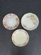 (Q) Vintage Bone China/Porcelain Teacups And Saucers Including Rossetti, Gayety And Lefton