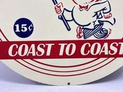 McDonald’s Embossed Tin Speeder Advertising Sign