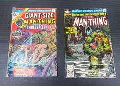 (J) Marvel Comics The Man-Thing Comic Books, 10 In Total.