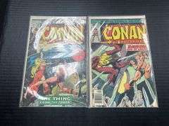 (J) Collection Of Marvel Conan Comic Books.