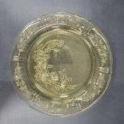 (Q) Yellow Depression Glass -  Federal Glass - Cabbage Rose Plates & Bowl