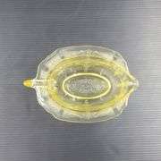 (Q) Yellow Depression Glass -Princess Topaz- Creamers