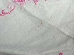 (Q) Rose Embroidered Cotton Tablecloth