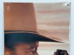 John Wayne Metal Sign