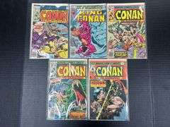 (J) Marvel Conan Comic Books.