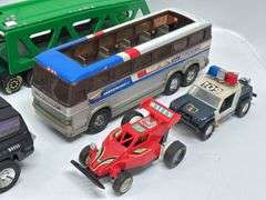 Lot Of Vintage Toy Trucks & More