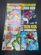 (J) Marvel The Invincible Iron Man Comic Books.