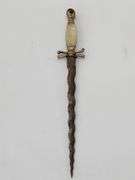 (AM) Skull And Crossbones Dagger And German Sheath