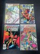 (J) Collection Of Marvel Conan Comic Books.