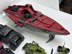 1980s Hasbro GI Joe Action Figure Vehicle Lot / Cobra