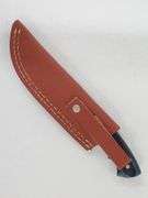 (II) Damascus Steel Clip Point Knife With Sheath