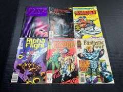 (J) Collection Of Marvel And DC Comic Books, As Well As Classics Illustrated Junior No.563.